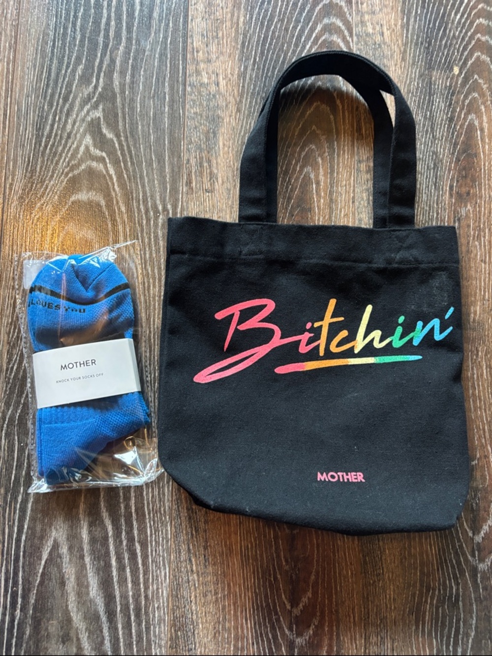 MOTHER socks & bag